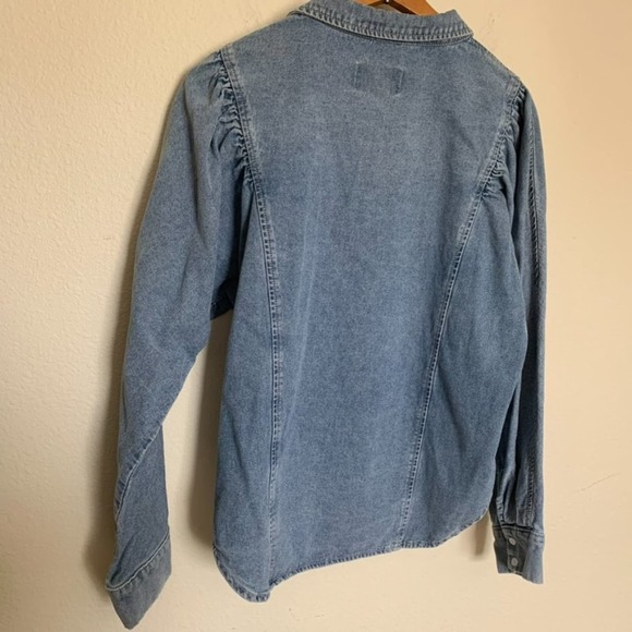 Twelve by On Twelfth Denim Button Down Top - Picture 8 of 10